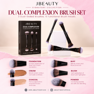 JBeauty Dual Complexion Brush Set